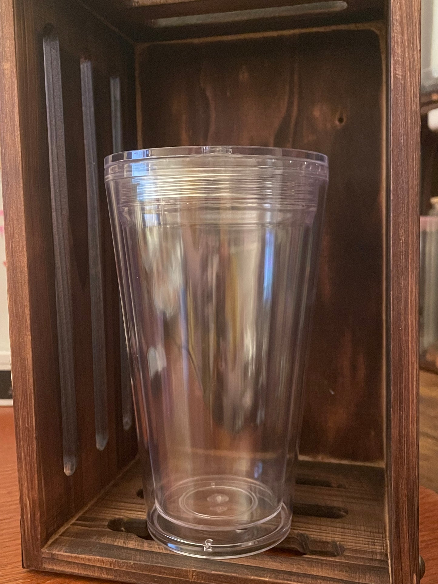 16 oz Acrylic tumbler with lid