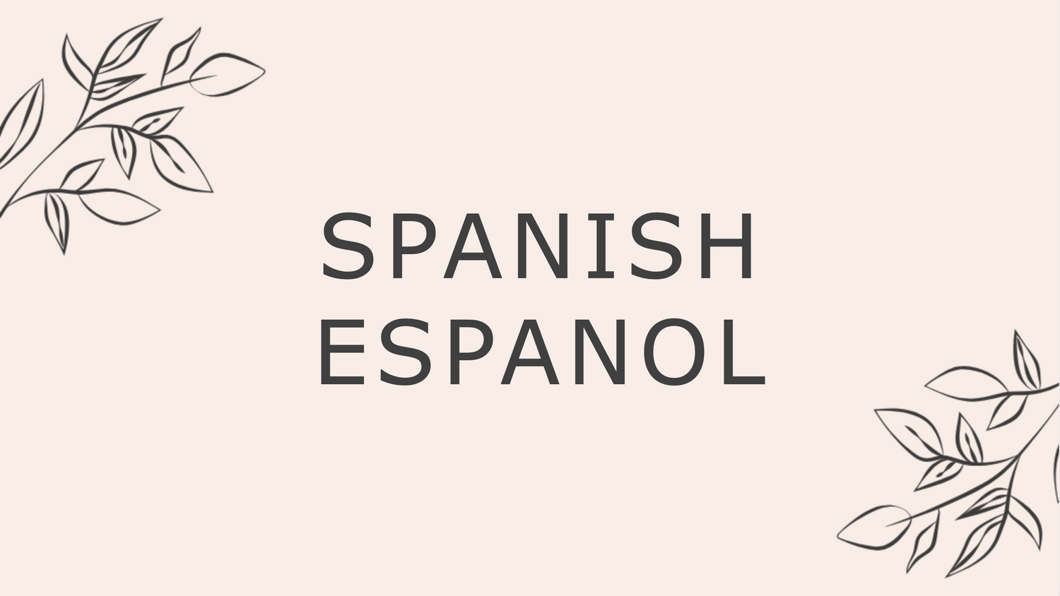 Spanish/español