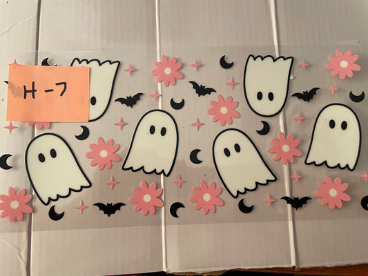 Floral bats and ghosts