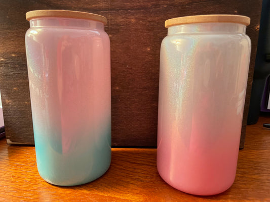 Glass Ombre tumblers