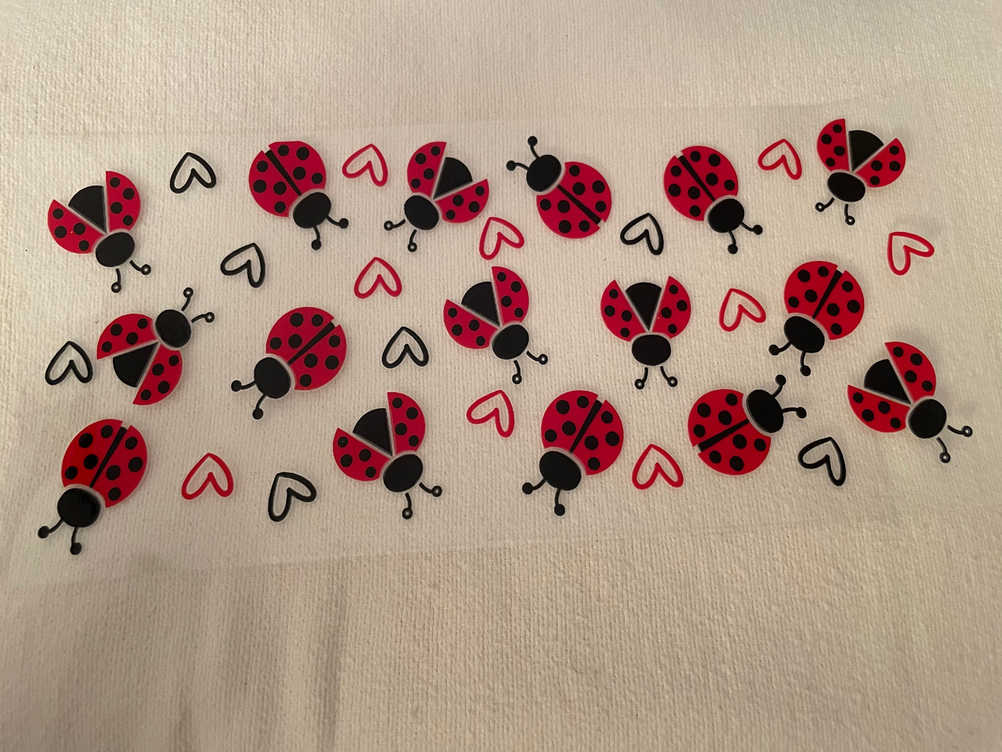 ladybugs and hearts