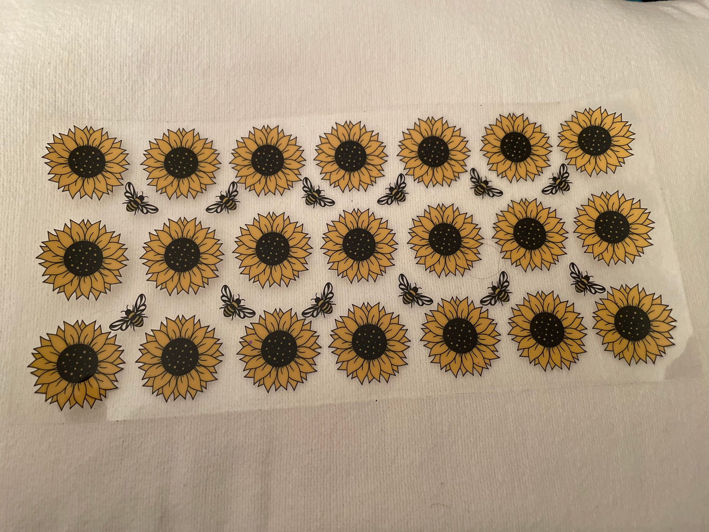 bees and sunflowers