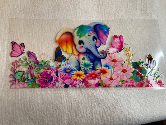 Rainbow elephant