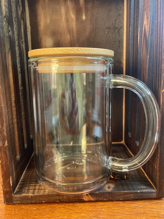 Glass mug