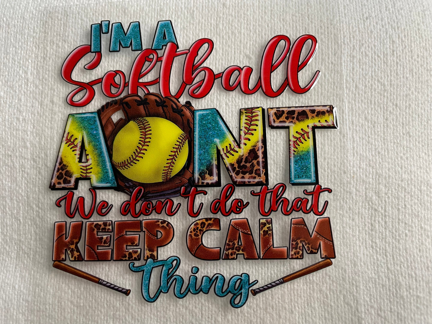 softball aunt