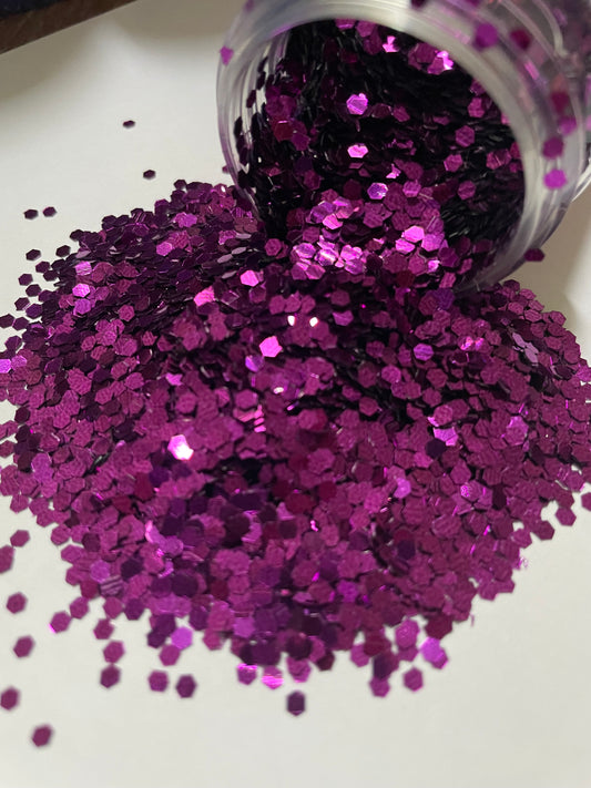 Violet glitter